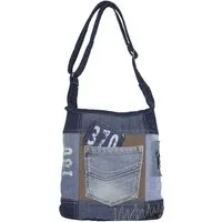 Sunsa Umhängetasche Umhängetasche Hobo Tasche Umhängetasche aus Jeans Schultertasche, Aus recycelten Materialien