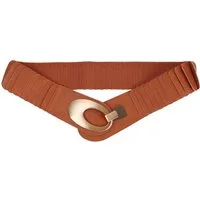 MIRROSI Taillengürtel Leo Unifarbe breit 6cm für Taillenumfang 85 bis 110cm, ONESIZE (Angenehmes Tragesgefühl, Leopard Muster, Unifarben) Breiter Stretch Gürtel