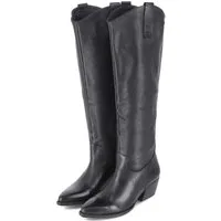 Lazamani LAZAMANI LA85717 BLACK Damen Glattleder black Westernstiefel
