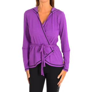 Langärmelige Sportjacke mit Kapuze für Frauen Z1T00503