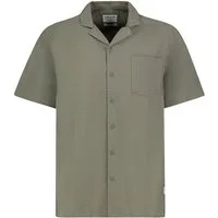 SUBLEVEL Kurzarmhemd Strukturiertes Design Kragen Kurzarm Knopfverschluss (1-tlg) H70069AG11167A_S/S Shirts