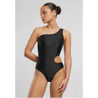 URBAN CLASSICS Badeanzug Ladies Asymmetric Cut Out Swimmsuit
