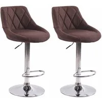 CLP Barhocker Lazio Stoff (Set, 2 St., 2er), höhenverstell- & um 360° drehbar