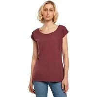 urbandreamz T-Shirt Damen Kurzarm T-Shirt weiter Ausschnitt Shirt Jersey Kurzarmshirt