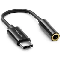 deleyCON deleyCON Kopfhörer Adapter USB C auf 3,5mm Klinke AUX Smartphones USB-Kabel