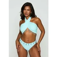 Moda Minx Bikini-Hose Hera (1-St., Panty) mit edlen Schmuckelementen