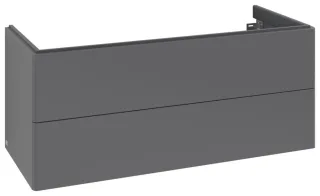 Villeroy & Boch Waschtischunterschrank Antao 1188x504x493mm 2 Ausz. WT li Fr o Str Anthracite Matt L K06000GK