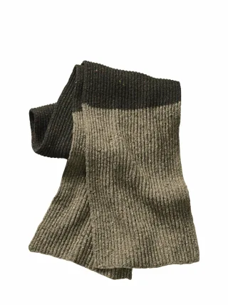 Mey & Edlich Herren Tweed-Wollschal Grün 100 % Donegal-Wool