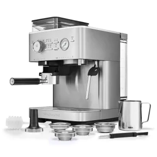 KitchenAid Halbautomatische Espressomaschine 5KES6551ESX - EDELSTAHL