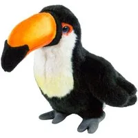 Uni-Toys Kuscheltier Tukan Kuscheltier schwarz gelb 26 cm Uni-Toys