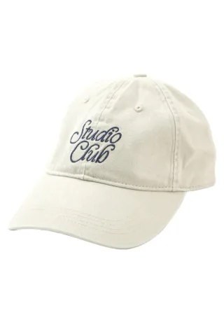 Street One - Lässige Cap mit Schriftzug in Washed-Optik beige