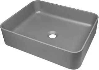 Neuesbad Serie 400 Aufsatzwaschtisch Oberfläche: anthrazit metallic NB1DECQT_TU5S1
