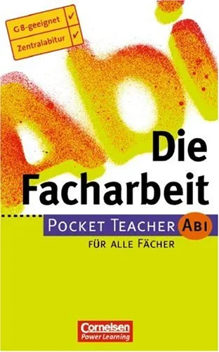 Pocket Teacher Abi. Sekundarstufe II -Bisherige Ausgabe: Pocket Teacher Abi Die Facharbeit [Taschenbuch] [2001] Braukmann Werner