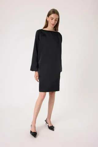 Kleid SLLiva Kleid Gerade Passform black