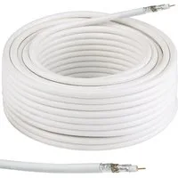 Thomson 50m SAT Installation Koaxial-Kabel 100dB Rolle DIY Video-Kabel, (5000 cm), Sat Installation TV 50 m Antennen-Kabel Koax-Kabel 100 db Digital Koax