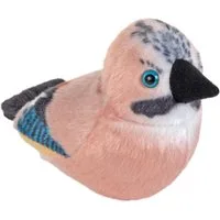 WILD REPUBLIC    Kuscheltier Wild Republic Eichelhäher 17 cm Vogel mit Stimme Kuscheltier