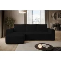 storez24 Ecksofa Letto, mit Bettkasten und Schlaffunktion, Cordstoff, L-Form, bequem