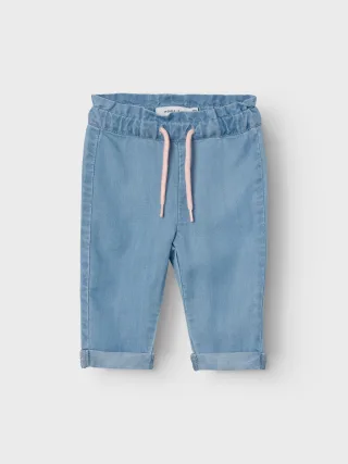 NAME IT - NBFBELLA BAGGY R JEANS 4556-HI NOOS light blue denim - Gr. - 56