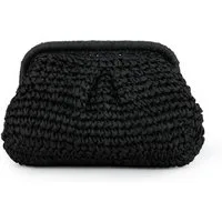 Zaewry Clutch Stroh Clutch Damen Sommer, Umhängetasche, Strandtasche Boho, Cloud Dumpling Bag, Schultertasche Beach Bag Elegant