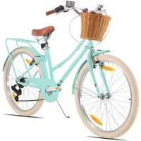 JOYSTAR Kinderfahrrad KEANO Poppy Kinderfahrrad für Mädchen 20 & 24 Zoll mit Korb