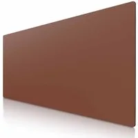 CSL Mauspad XXL Mousepad 900 x 400 x 3 mm, Tischunterlage, Elegante Leder Optik, rutschfest, abwaschbar, Office Schreibtischunterlage, braun