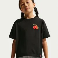 Nike Sportswear T-Shirt Nike Sportswear Big Kids' (Girls) T-Shirt mit Rundhalsausschnitt, aus Baumwolle, normale Länge