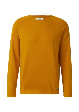 s.Oliver - Strickpullover gelb - Gr. - M
