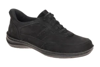Josef Seibel Herrenschuhe 44921 TE518 100 Schwarz Echtleder Slipper ExtraWeit