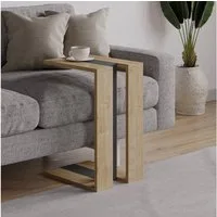 Decortie Beistelltisch Muju, Modern C Form Beistelltisch, 30 x 40 x 57 cm