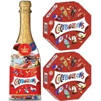 Mars GmbH Süßigkeit Celebrations Party-Mix Flasche 296g + 2x 269g, Mini-Schokoriegel