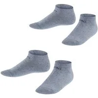 Esprit Sneakersocken Foot Logo (2 Paar) verstärkt, knöchelfrei, Cotton-Mix