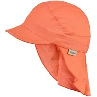Sterntaler® Schirmmütze UV-Schutz 50+ Schirmmütze mit Nackenschutz Basic (1-St) Kindermütze mit Schirm aus UV-Popeline unifarben