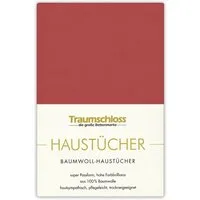 Traumschloss Betttuch Haustuch, 100% Baumwolle, Gummizug: ohne, (1 Stück), aus 100% Baumwolle, ohne Gummizug