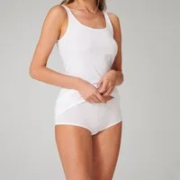 Schiesser Unterhemd Organic Cotton (Mehrpack, 2 Stück) Trägertop im 2er Pack