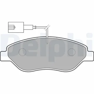 Delphi Bremsbel?ge vorne Alfa Romeo Fiat Lancia LP1720