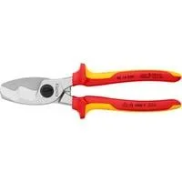 Kabelschere 95 16 200 , Schneid-Zange für Cu- und Al-Kabel, Doppelschneide, VDE