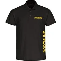 multifanshop Poloshirt Dortmund - Brust & Seite - Polo