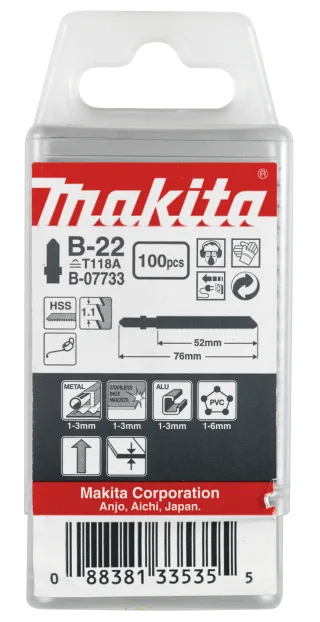Makita Stichsägeblatt B-22 100 Stk. - B-07733
