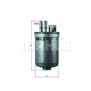 Mahle Kraftstofffilter Ford Courier Fiesta Focus 1,8