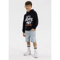 MINOTI Jeansshorts Gerader Schnitt, 5-Pocket kurze Jeanshose