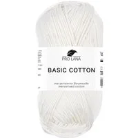 Pro Lana Pro Lana BASIC COTTON Baumwollgarn 50 g Häkelwolle, 125 m (Perfektes Baumwoll-Garn für leichte Pullover, Mützen und Accessoires), 50 g