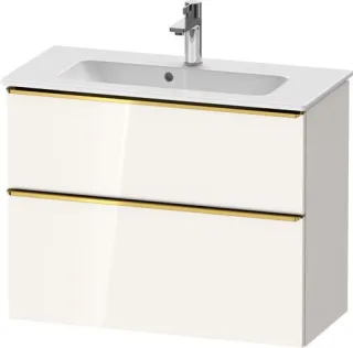 Duravit D-Neo Waschtischunterbau wandhängend Weiß Hochglanz 810x372x625 mm - DE4369034220000 DE4369034220000