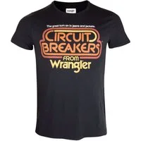 Wrangler T-Shirt CIRCUIT BREAKERS (1-tlg) mit Aufdruck, Vintage Design, SLIM FIT