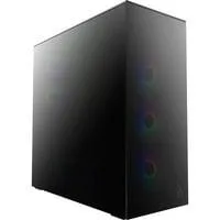 Xtender Mirror Black Design, Tower-Gehäuse schwarz, Tempered Glass x 2 (verspiegelt)
