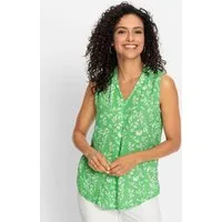 Witt Klassische Bluse Bluse Ärmellos