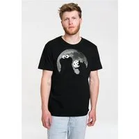 LOGOSHIRT T-Shirt Sesamstrasse - Krümelmonster Mond mit coolem Print