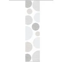 Vision S Schiebegardine 84553 Schiebegardine BORDEN halbtransparent, Bambusoptik 260x60 cm (1 St), Paneelwagen, transparent, Polyester