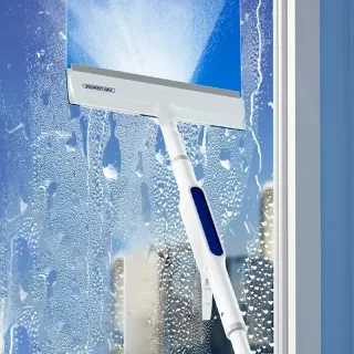 2 In 1 Spray Window Cleaner Window Squeegee With Spray Bottle 130cm Long Pole For Window Cleaning At Home And Glass Clea