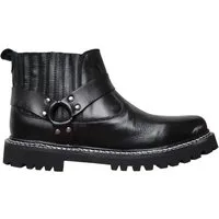 German Wear GW411-S Motorradstiefel Western Reiter Chopper Motorrad Lederschuhe Stiefel echtleder