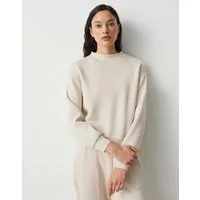 OPUS Sweatshirt Gaikito im weichen Viskose Mix Weite Passform, schmal zulaufender Schnitt, lange Fledermausärmel